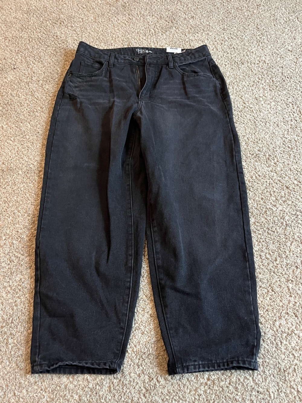 Black womens Relaxed Fit Jeans
